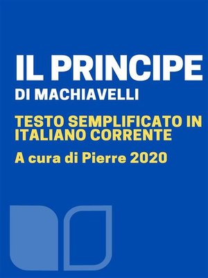 cover image of Il Principe